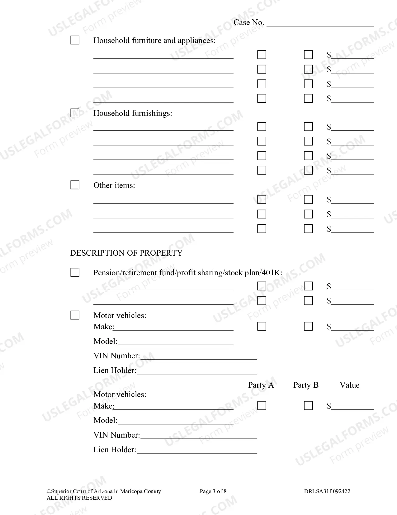 Preview Response To Petition For Legal Separation Without Minor Children
