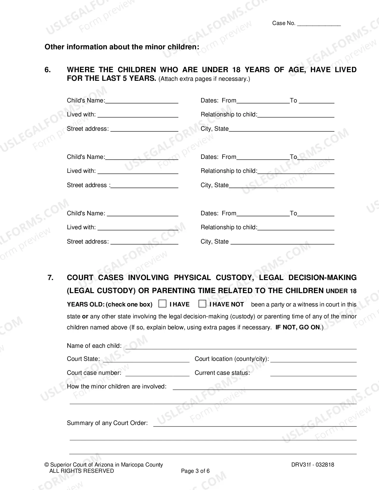 Preview Response To Petition To Establish First Court Order For Parenting Time