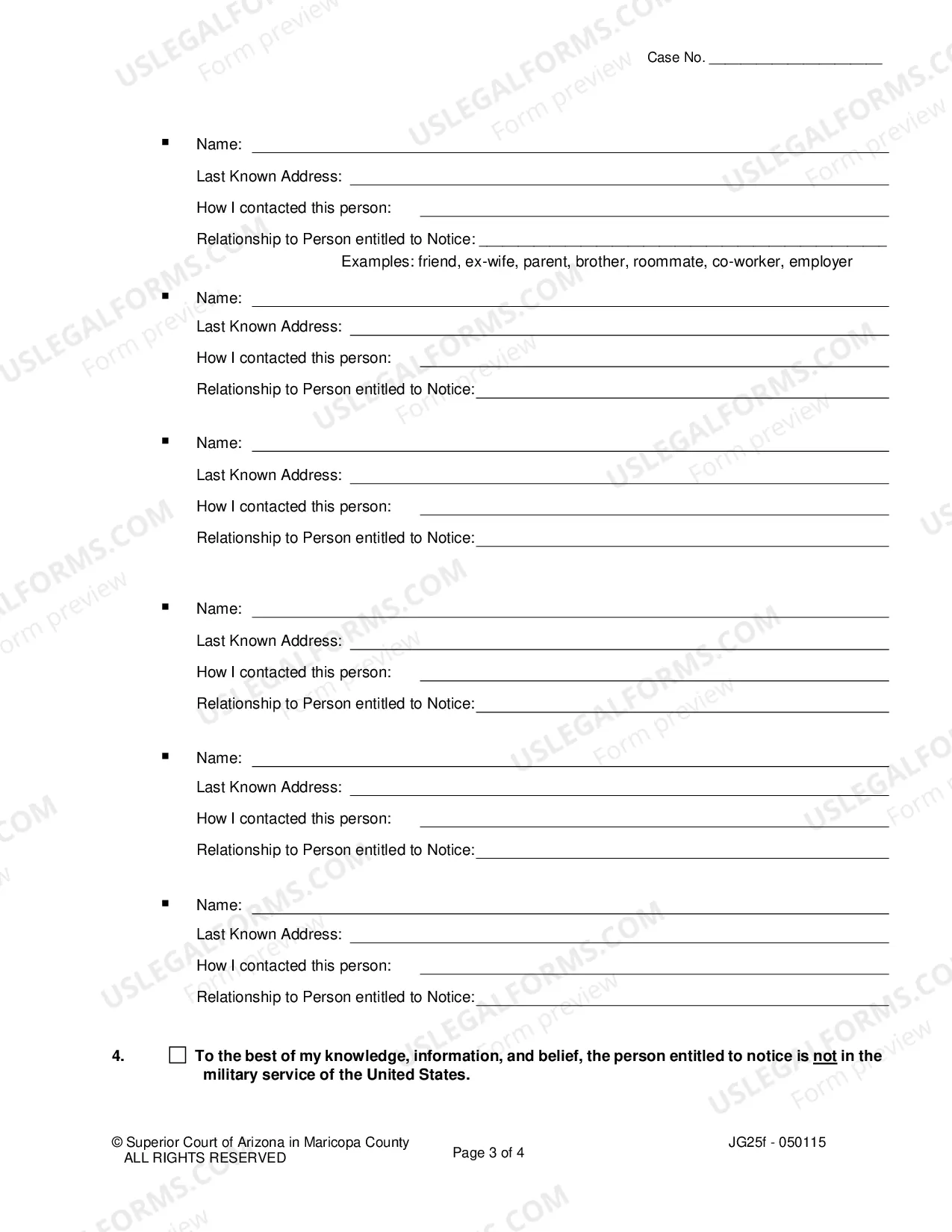 Preview Affidavit Showing Circumstances Why Service by Publication was Used and About the Publication