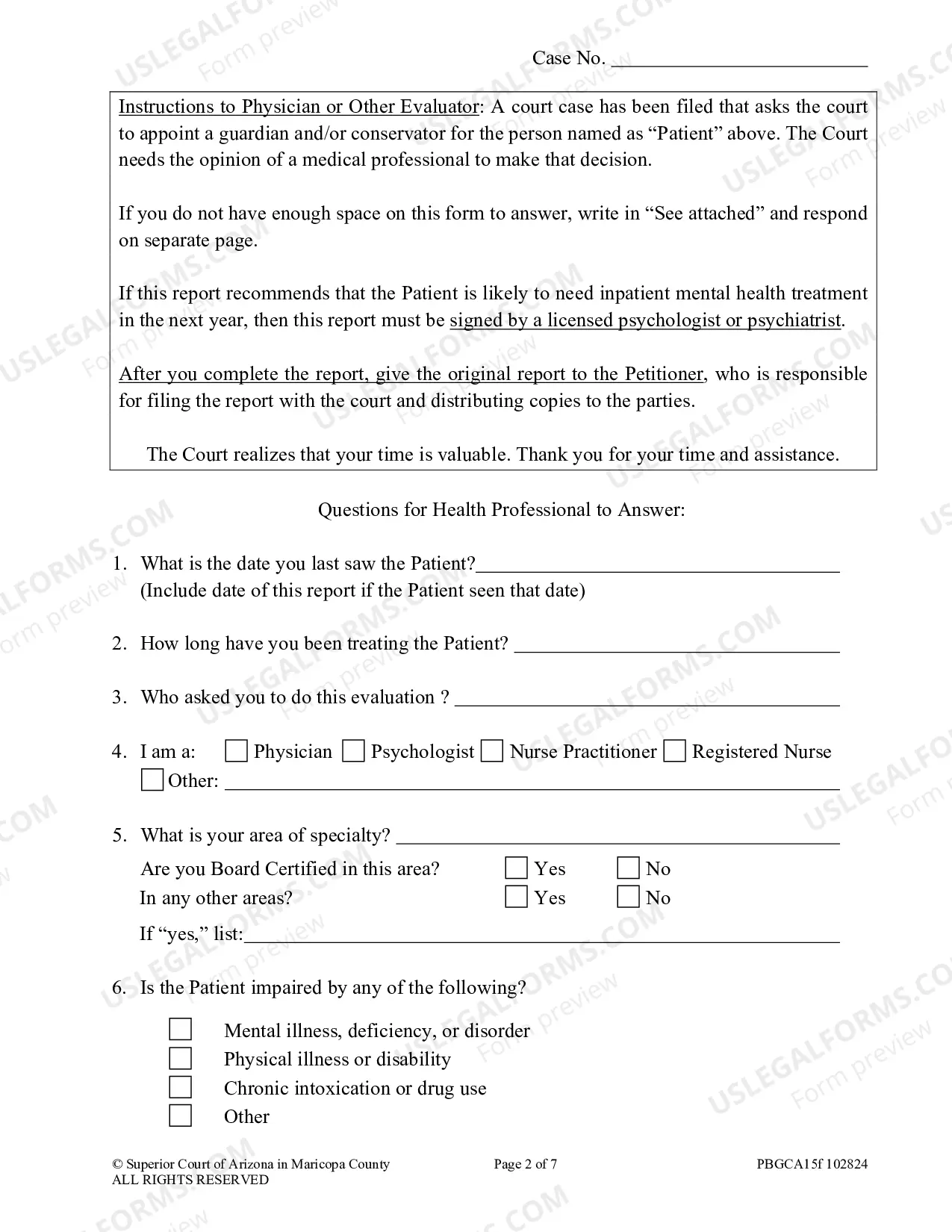 Preview Guidelines for Physician Report