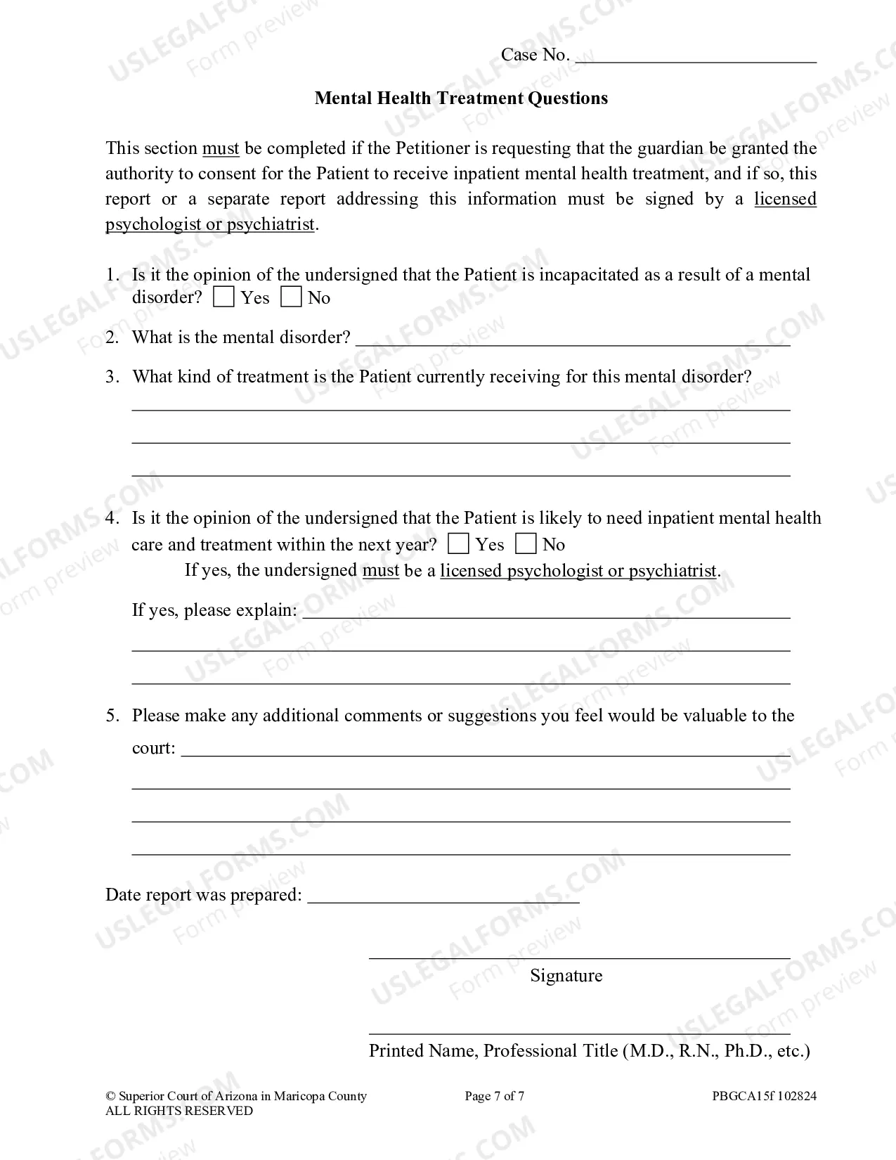 Preview Guidelines for Physician Report