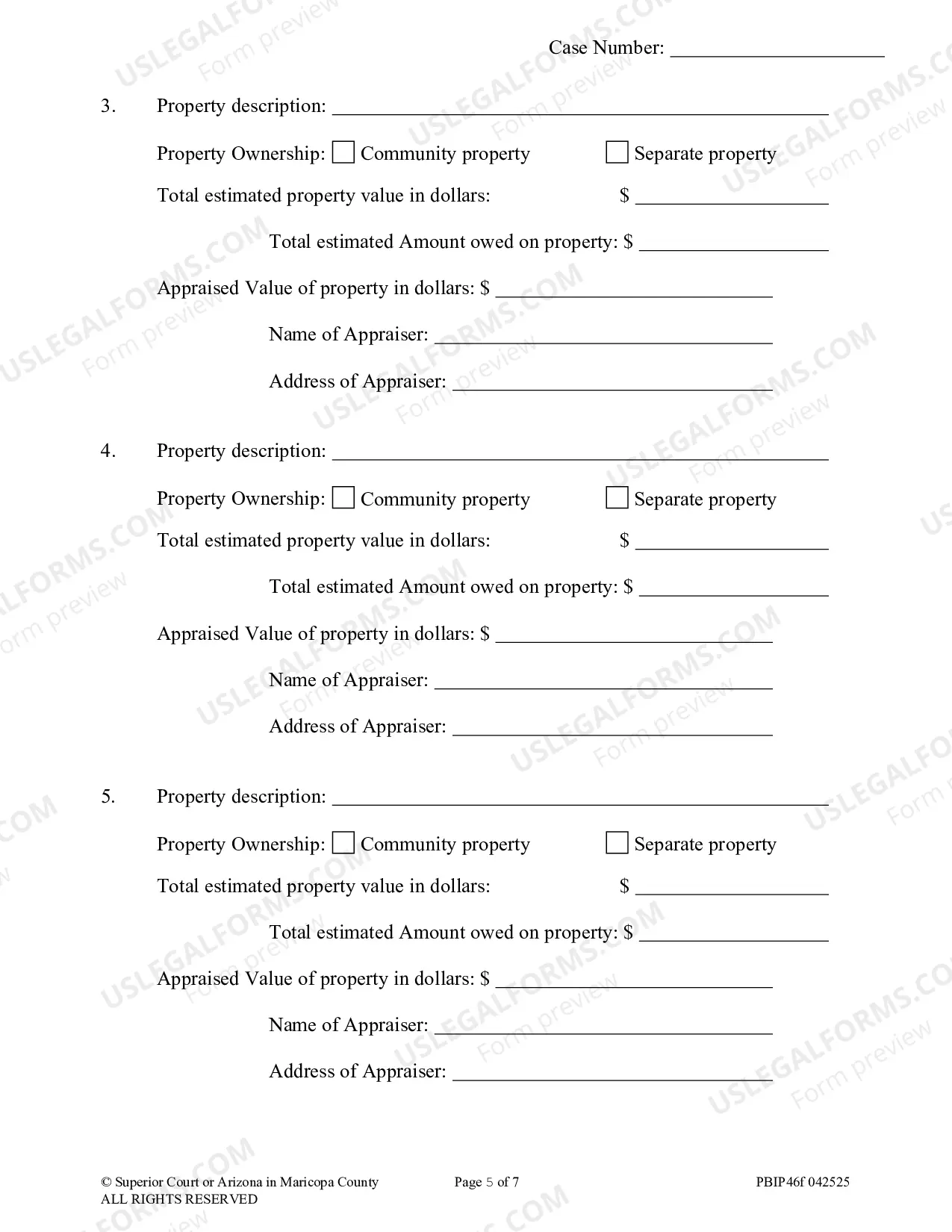 Preview Inventory and Appraisement and Proof of Mailing