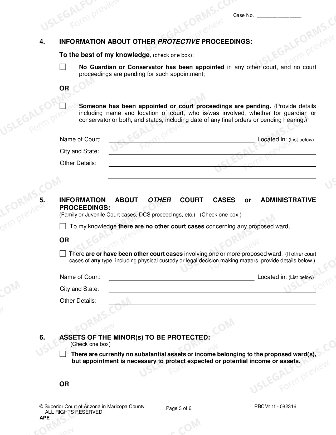 Preview Petition For Permanent Appointment Of Conservatorship Of Minor