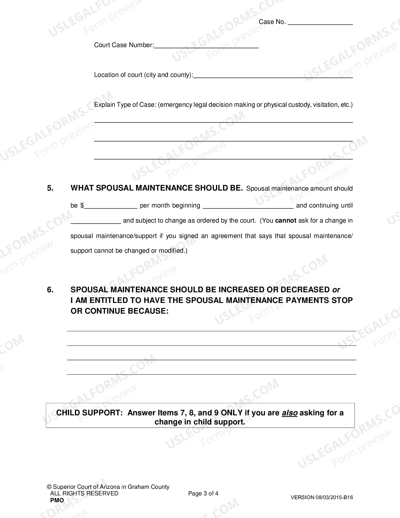 Preview Petition to Modify Child Support 15% or More