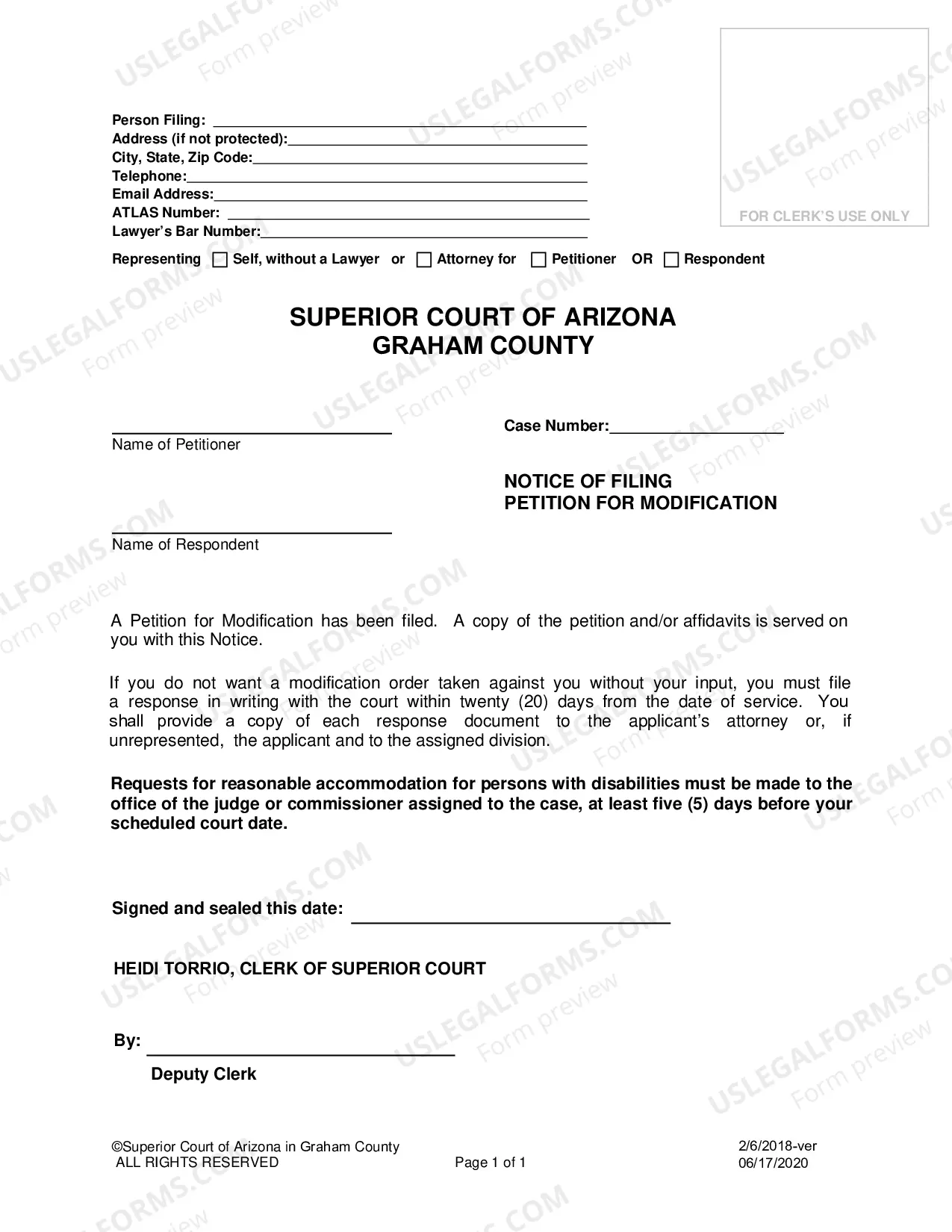 Preview Petition to Modify Parenting Time and Child Support