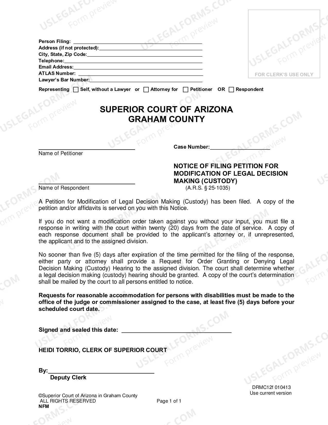 Preview Petition to Modify Custody, Visitation and Child Support