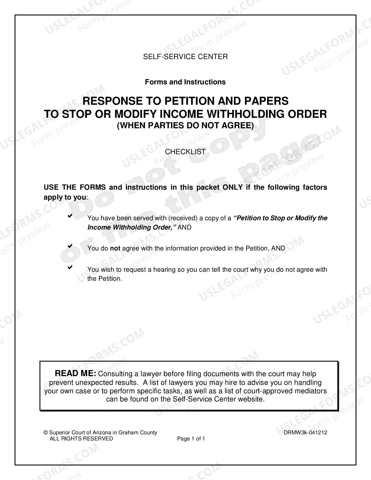Preview Objecting / Response
