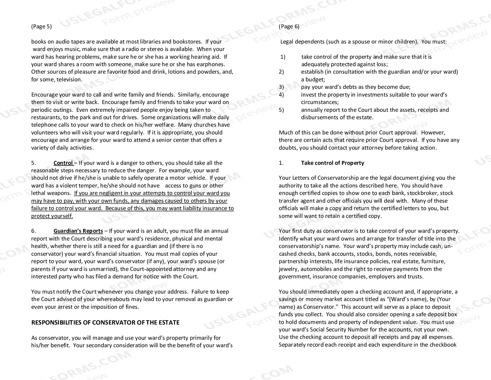 Preview Handbook For Guardians And Conservators
