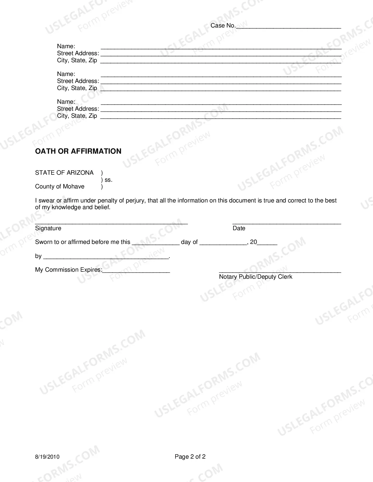 Preview Objection To Petition for Permanent Appointment Of Guardian Of A Minor