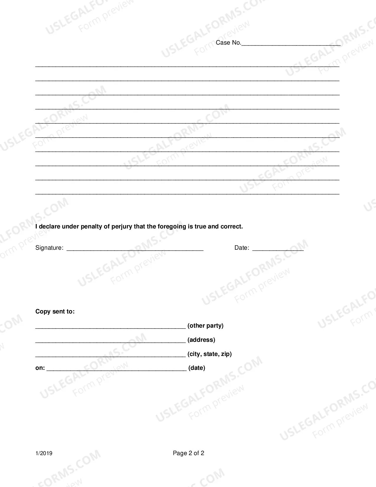 Preview Motion Form (Generic)