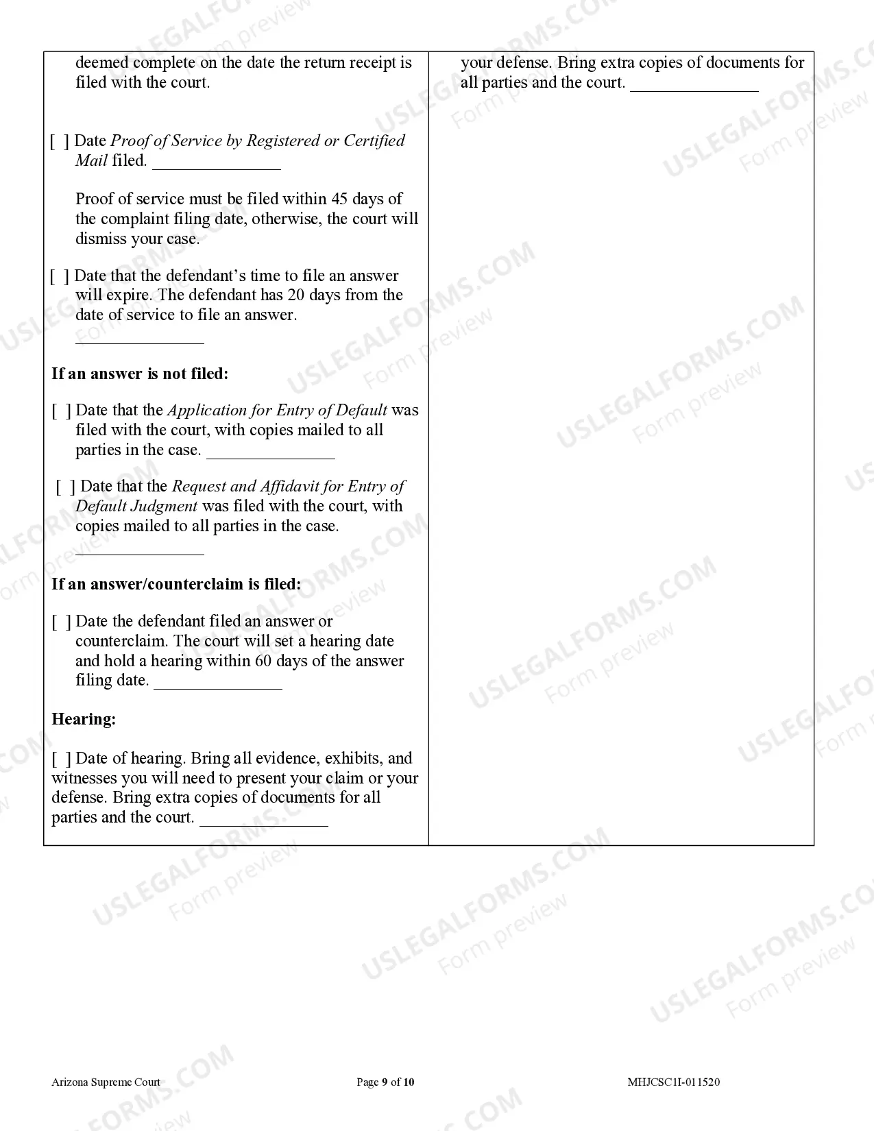 Preview Small Claims Case Instructions and Guide