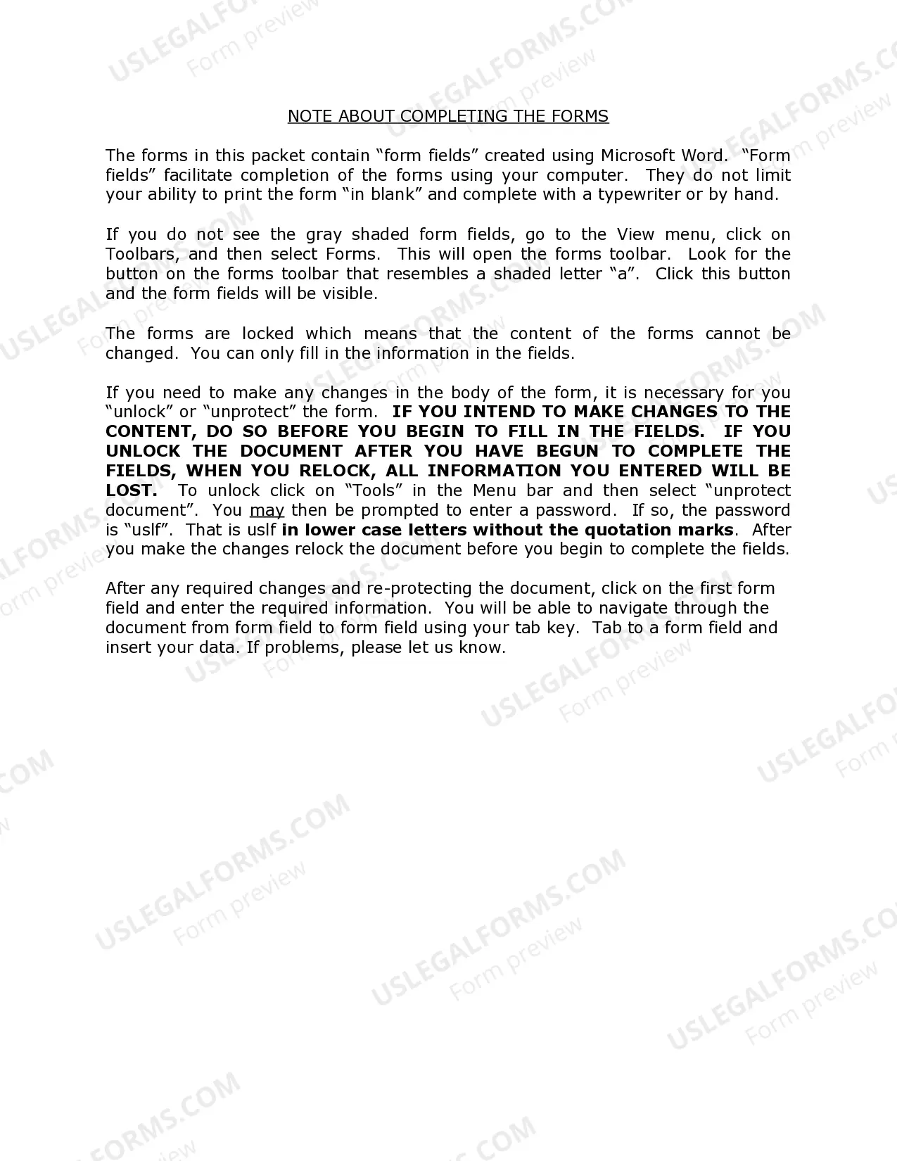 Preview Arizona Name Change Instructions and Forms Package for a Minor