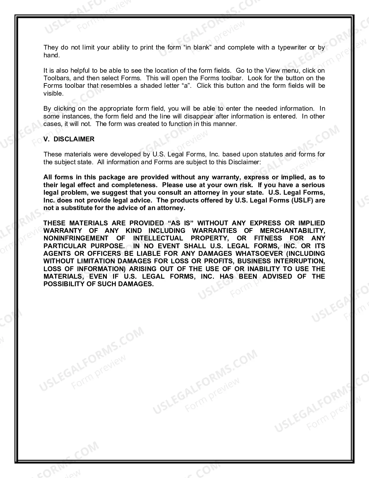 Preview Arizona General Partnership Package