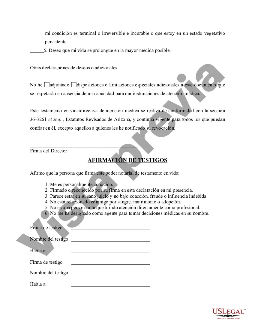 Preview Testamento vital estatutario