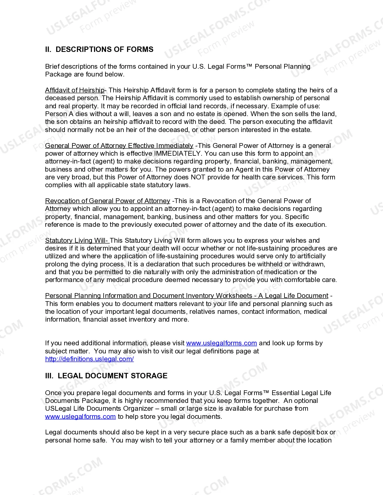 Preview Arizona Newly Widowed Individuals Package