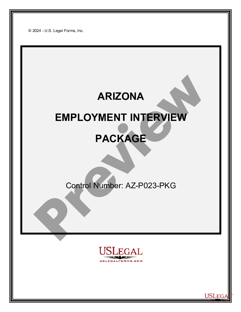 page 0 Employment Interview Package preview