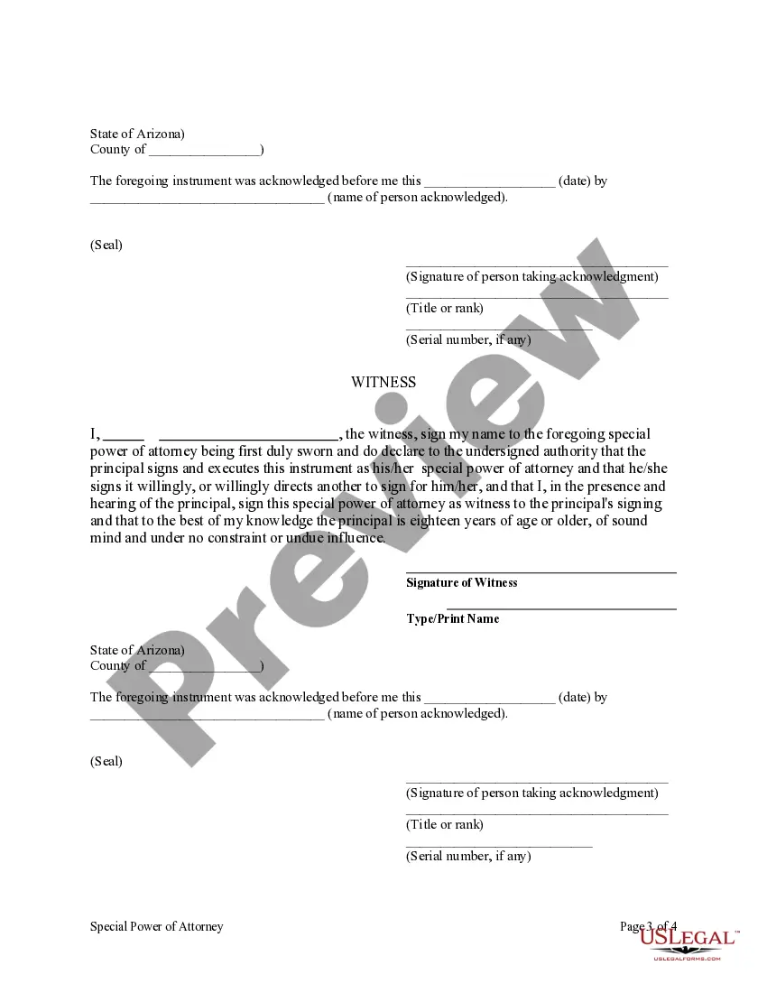 Preview Special or Limited Power of Attorney for Real Estate Sales Transaction By Seller