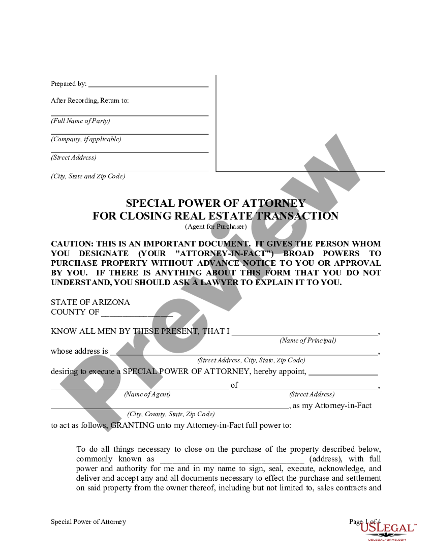 Real Estate Transaction Power Of Attorney Us Legal Forms 5956