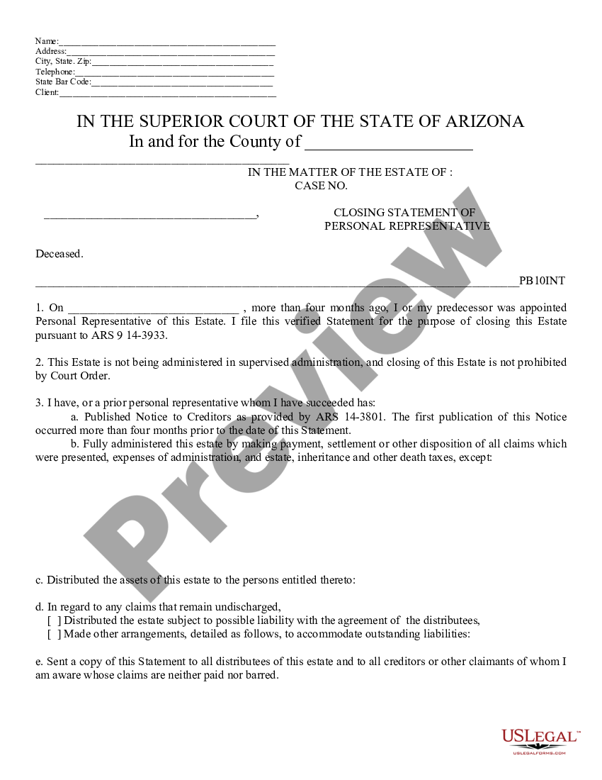 maricopa-arizona-closing-statement-of-personal-representative-us