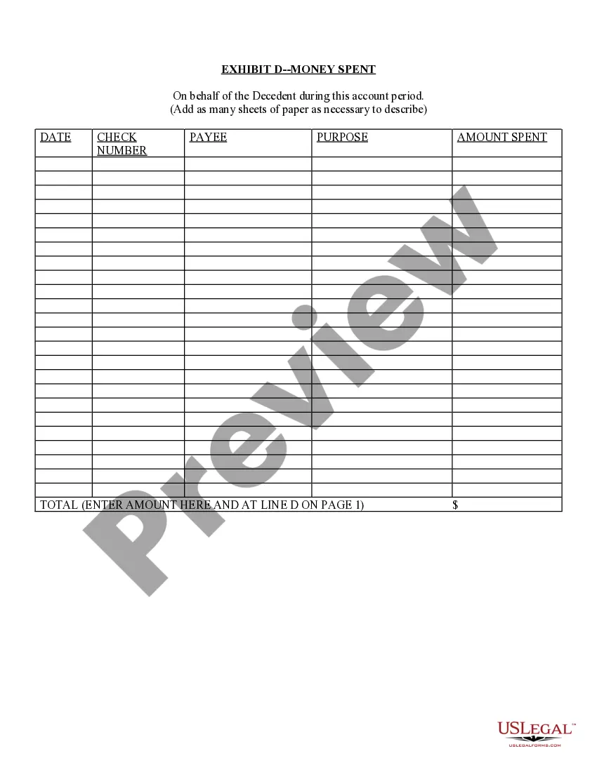 Preview Petition for Approving of Final Accounting of Personal Representative or Fee Statement