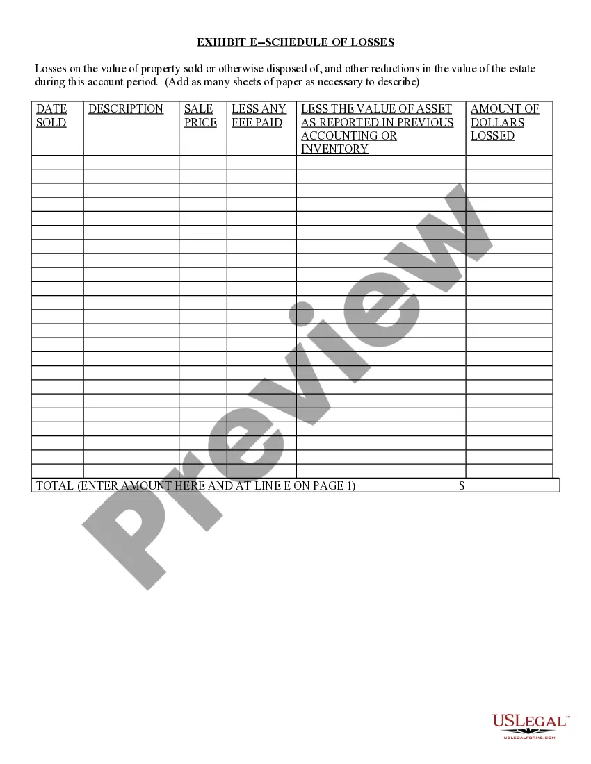 Preview Petition for Approving of Final Accounting of Personal Representative or Fee Statement