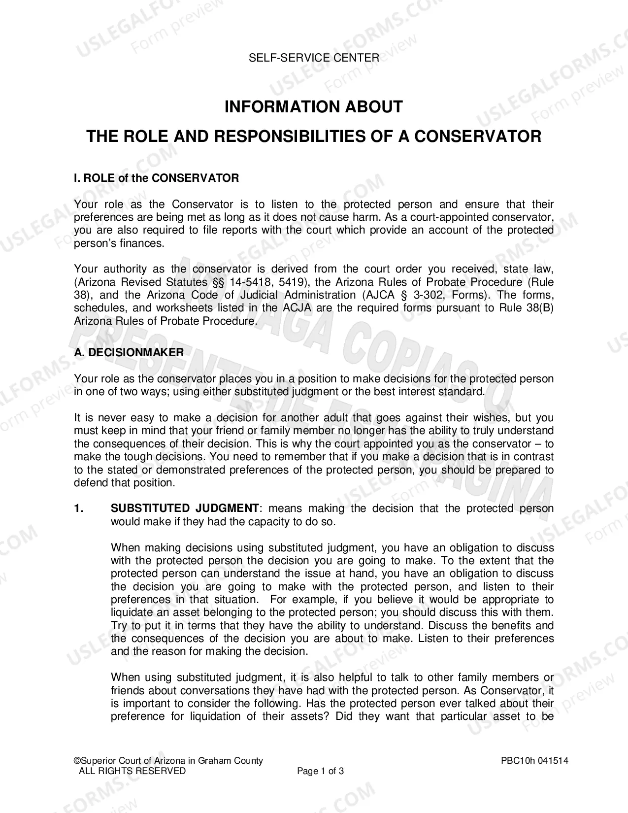 Preview Role and Responsibilities of a Conservator