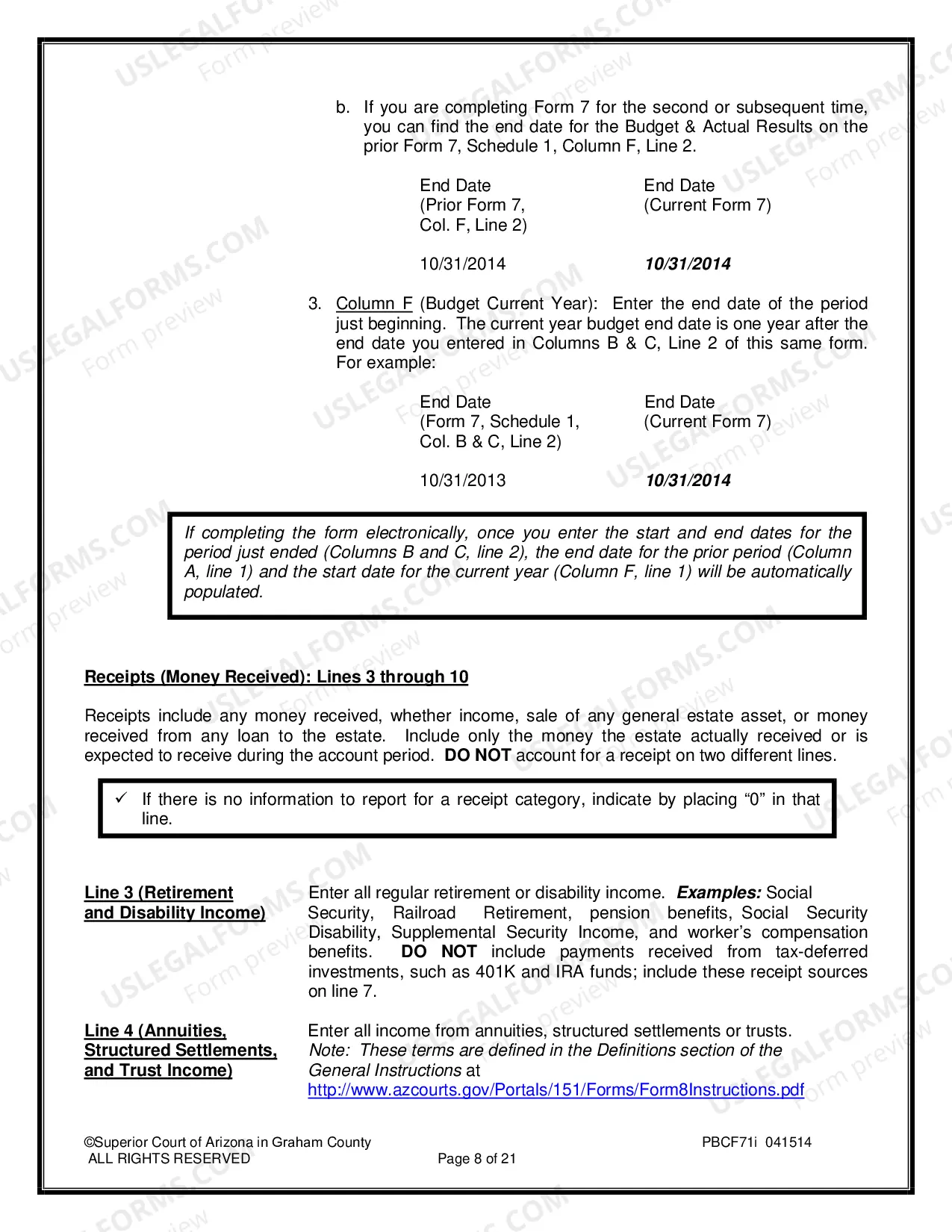 Preview Conservatorship Annual Report
