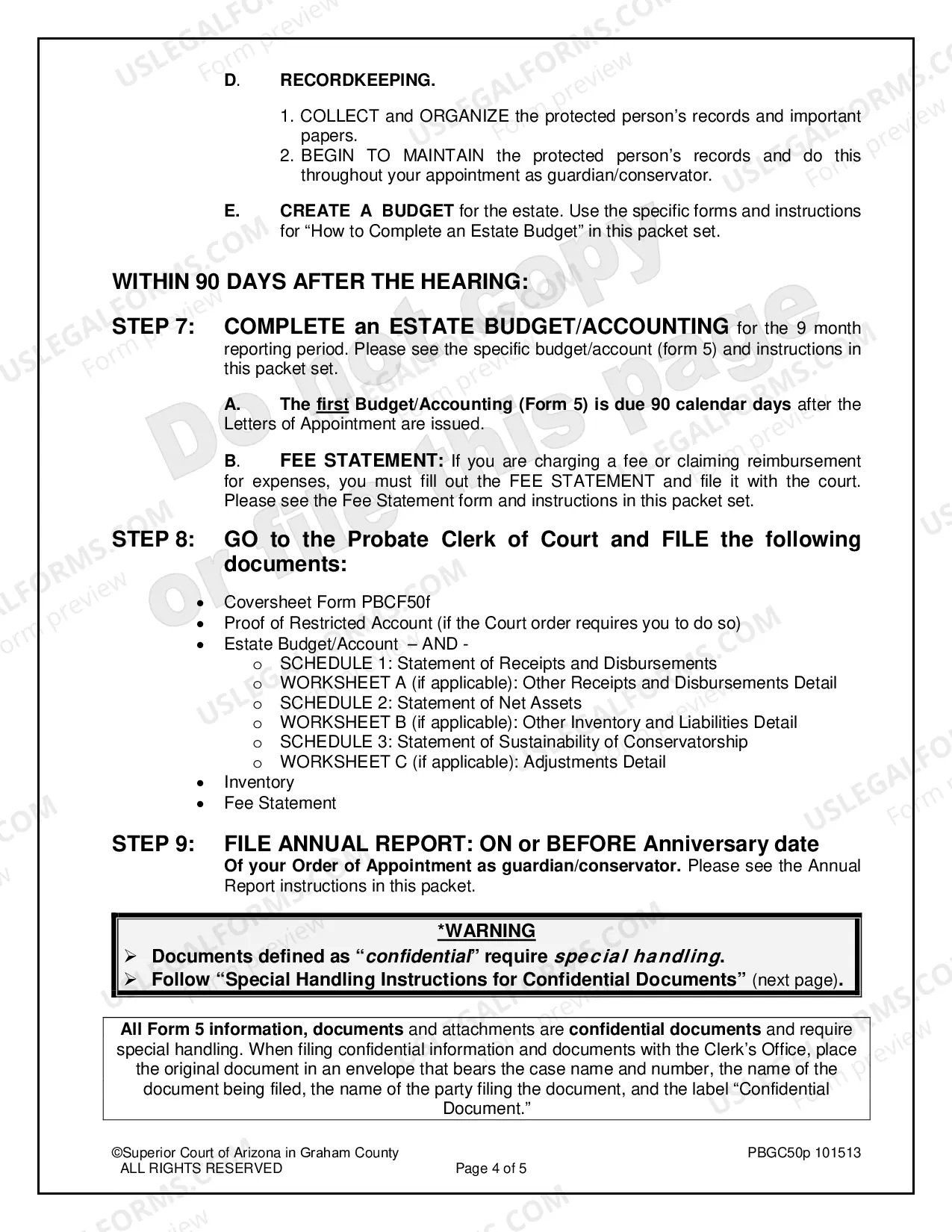 Preview Guardianship and Conservatorship - To Do After the Hearing