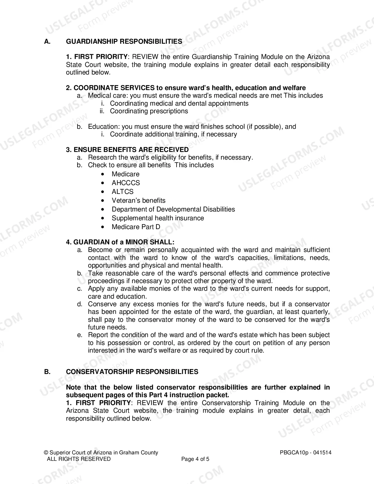 Preview Guardianship and Conservatorship - To Do After the Hearing