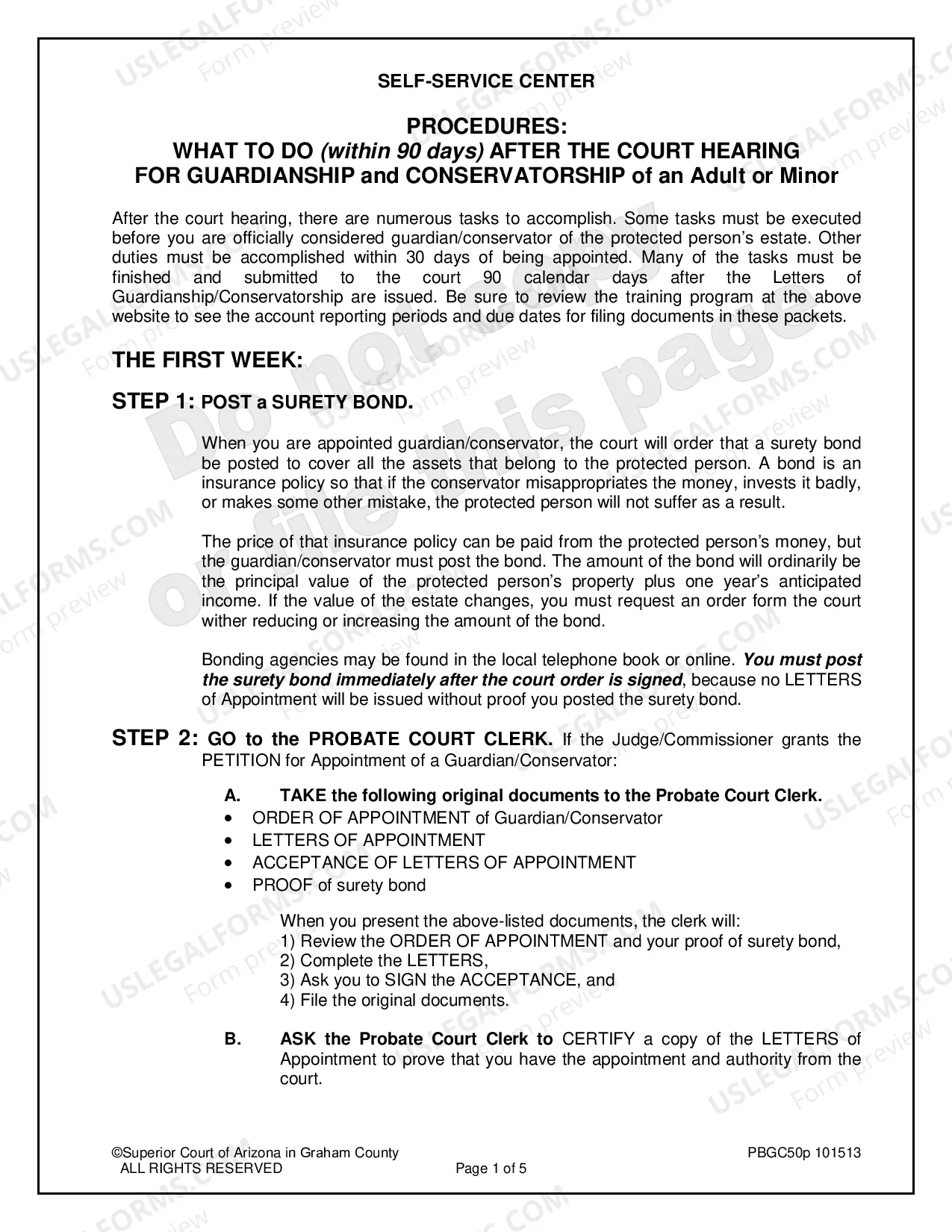 Preview Guardianship and Conservatorship - To Do After the Hearing