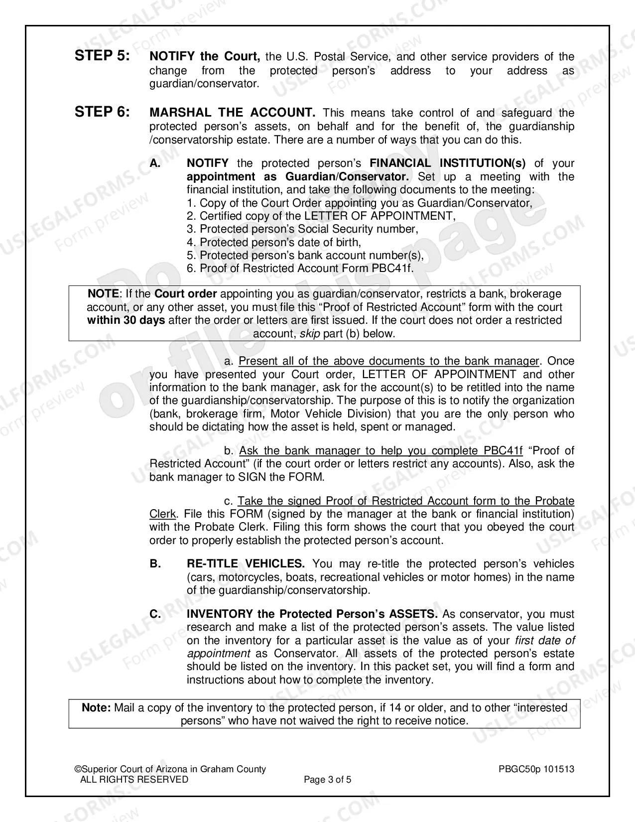 Preview Guardianship and Conservatorship - To Do After the Hearing
