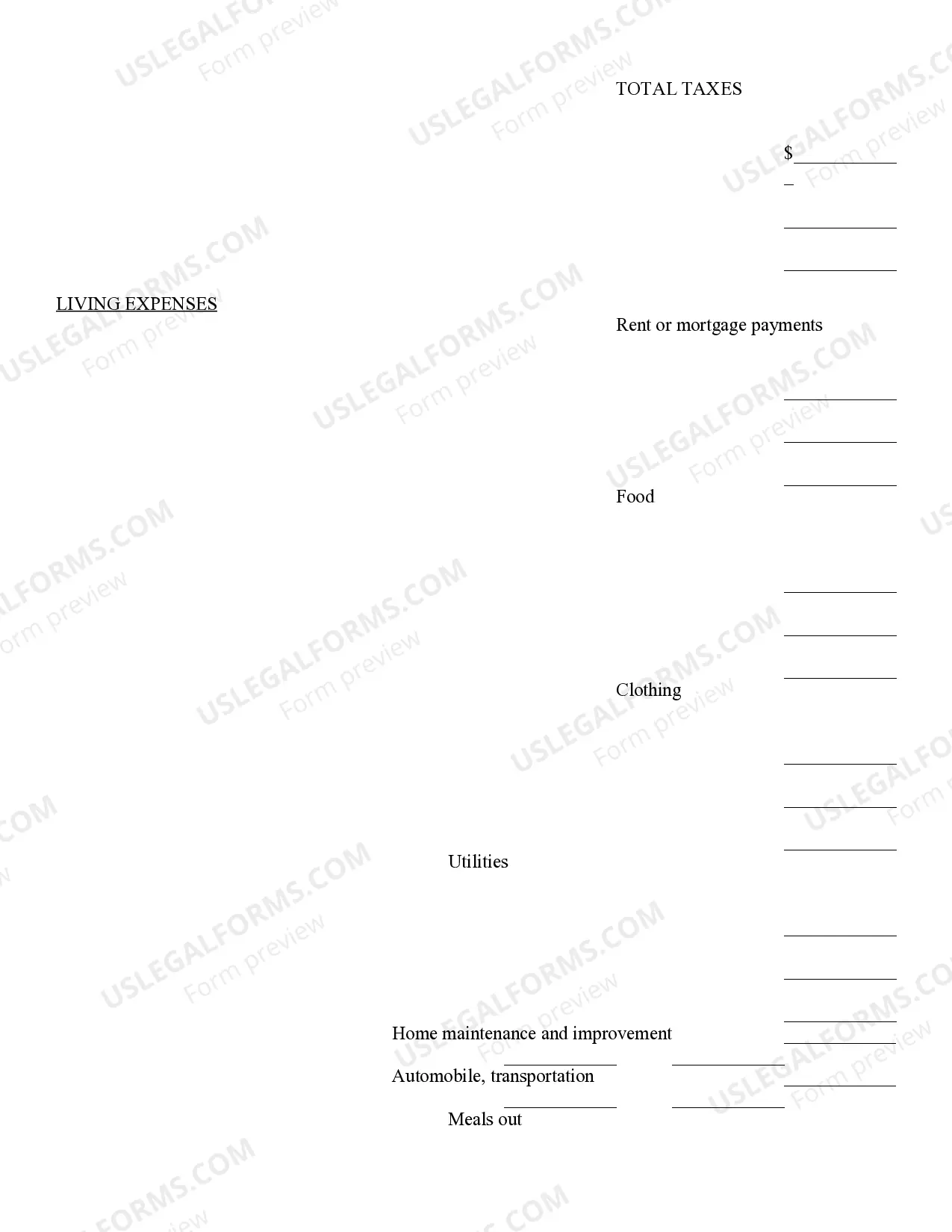 Preview Cash Flow Statement