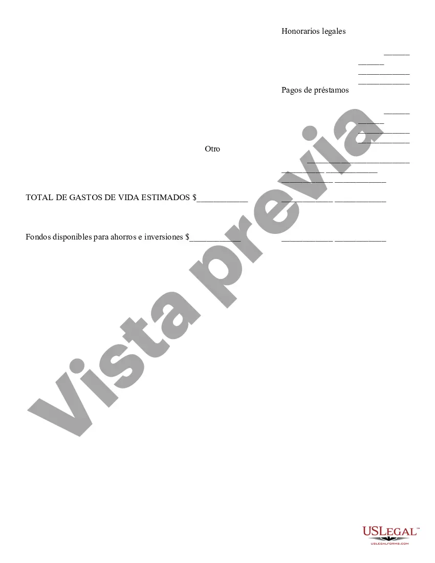 Preview Flujo de caja de jubilación