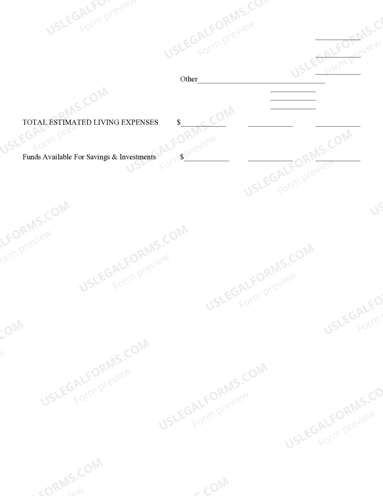 Preview Retirement Cash Flow