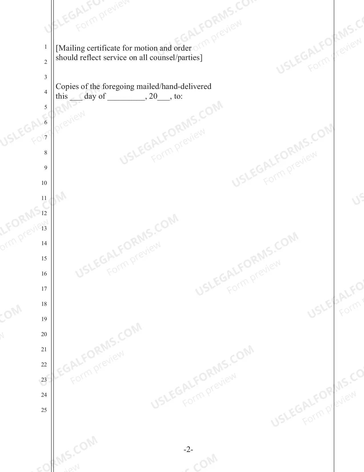 Preview Order Re Pro Hac Vice Admission (Sample And Form)