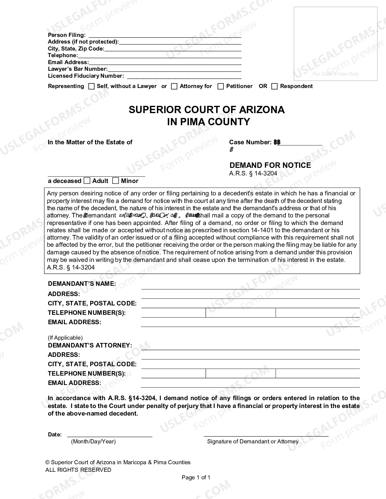 Preview Notice of Hearing