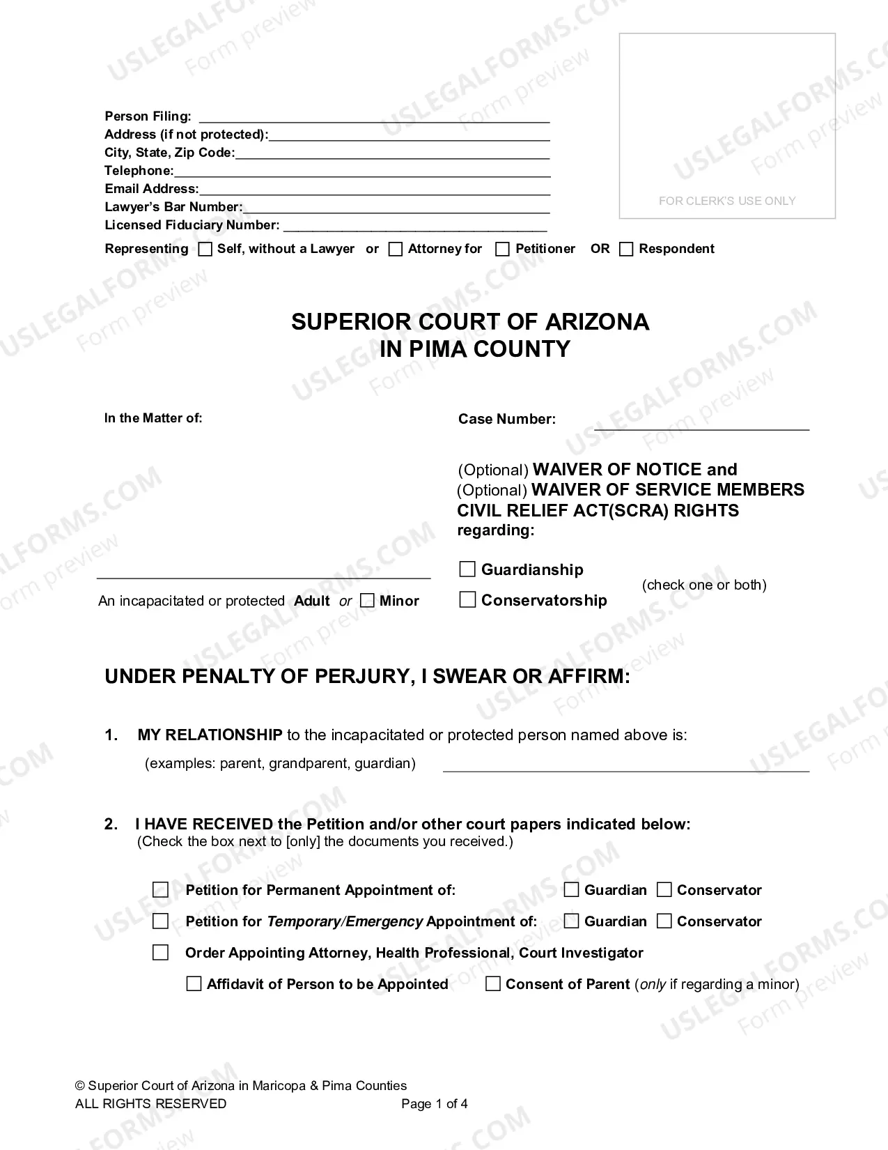 Preview Notice of Hearing