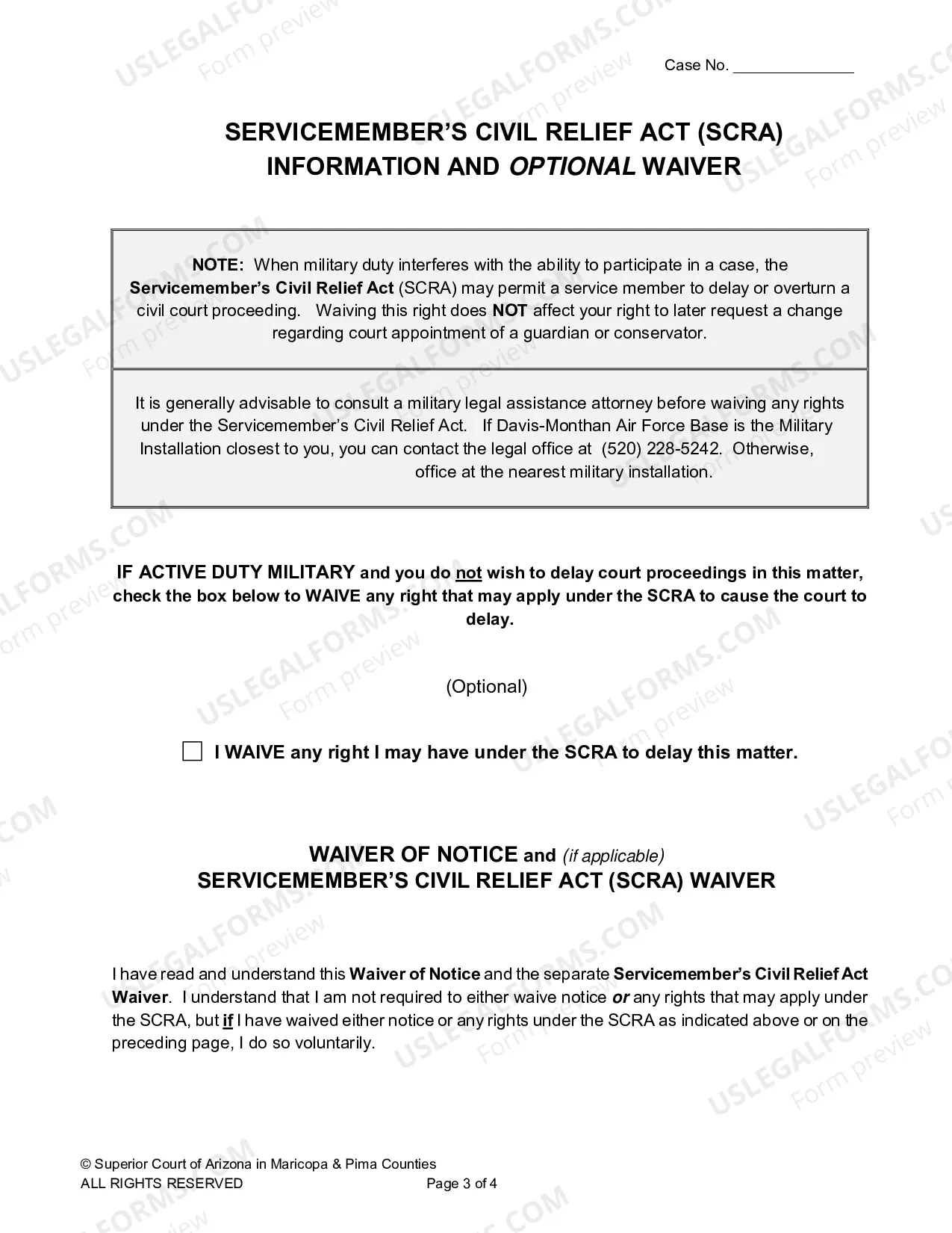 Preview Notice of Hearing