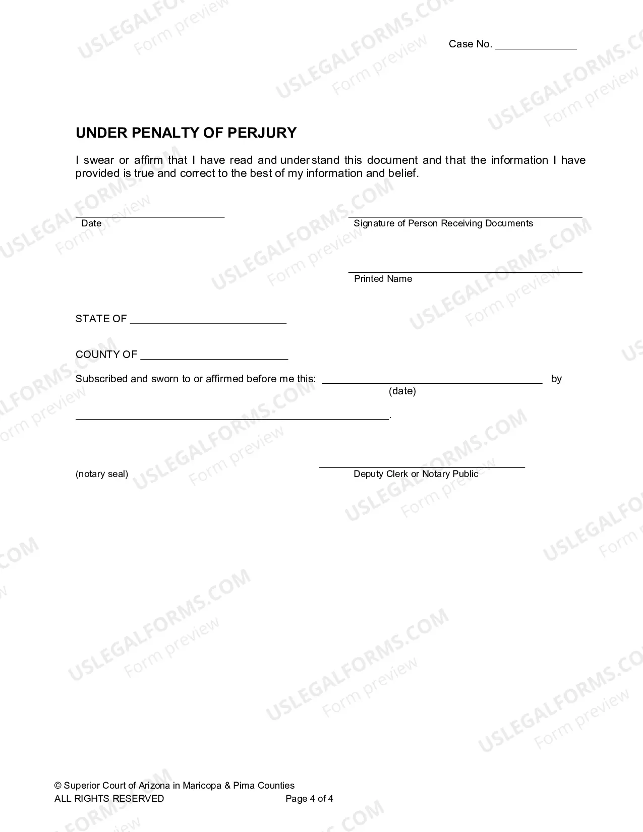 Preview Notice of Hearing