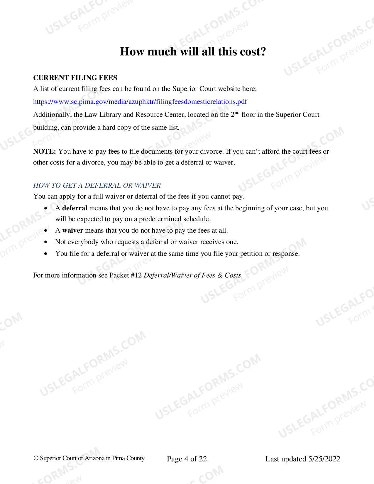 Preview Request to Enforce (Non-Support Orders)