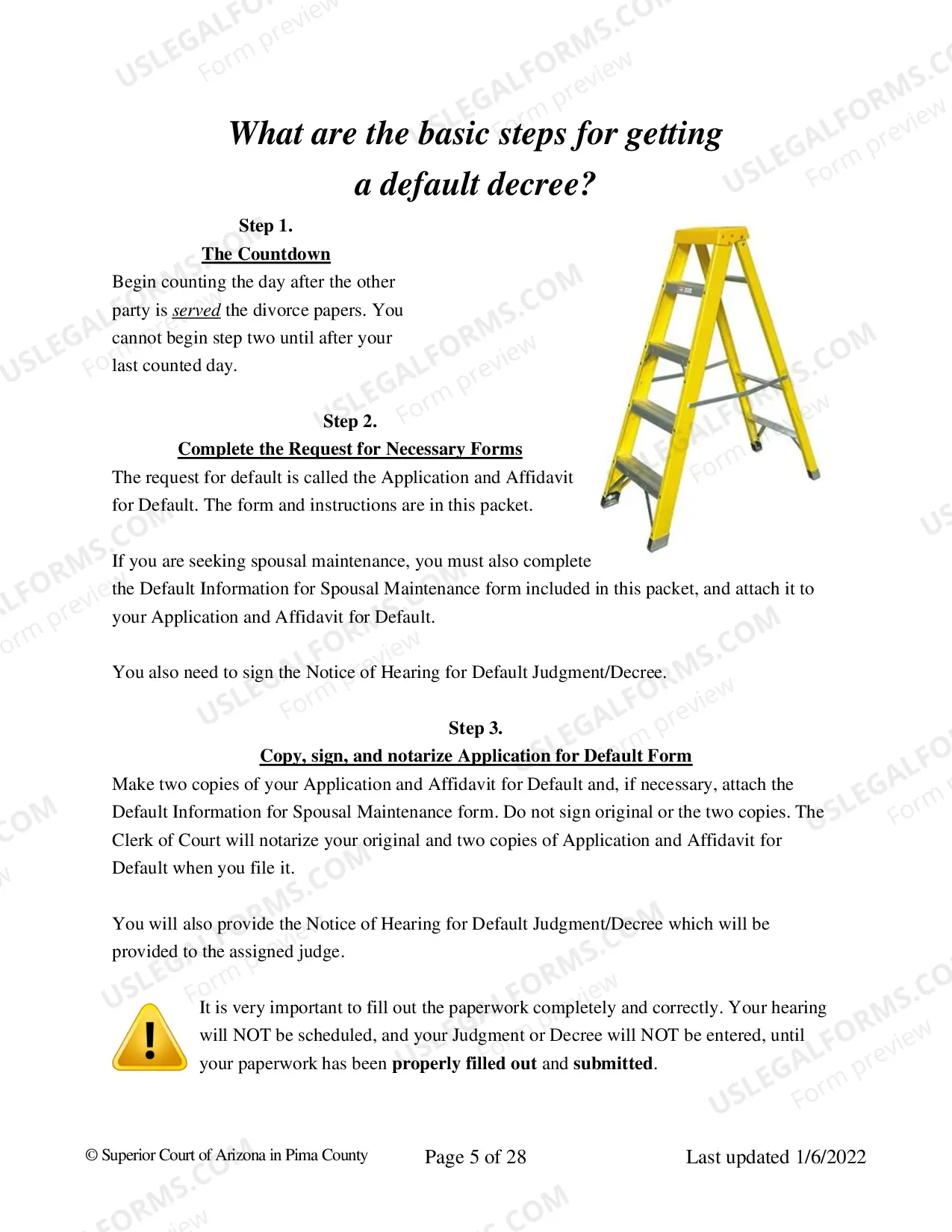 Preview Application For Default Affidavit Of Default And Entry Of Default