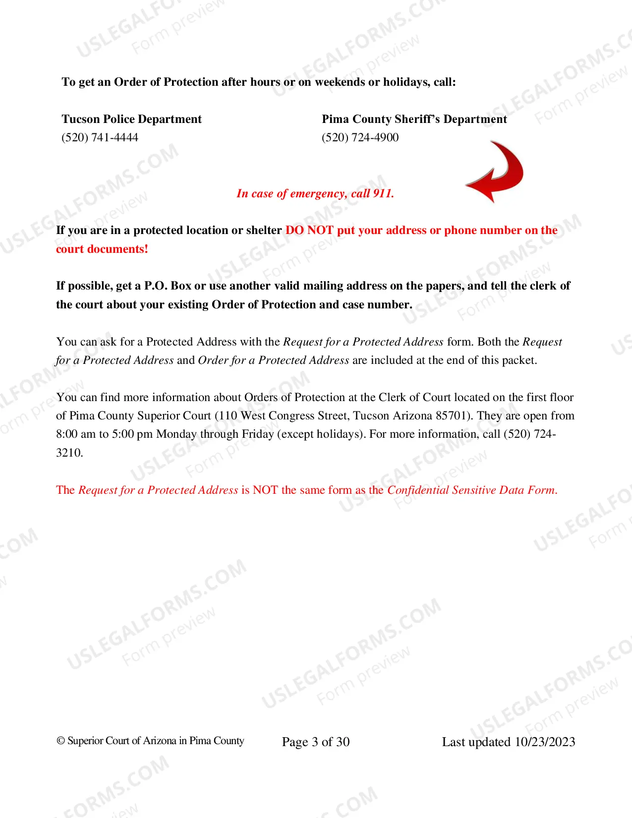 Preview Divorce with Children Packet