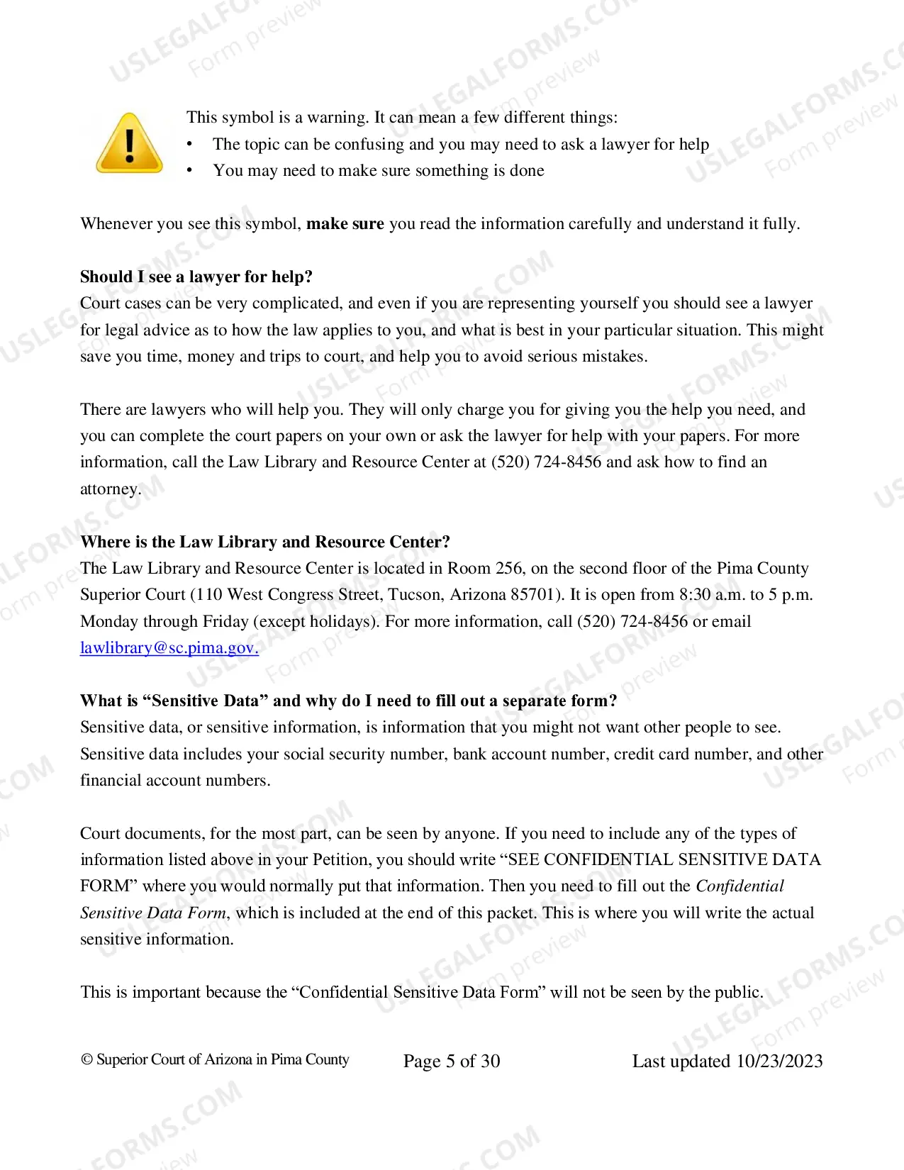 Preview Divorce with Children Packet