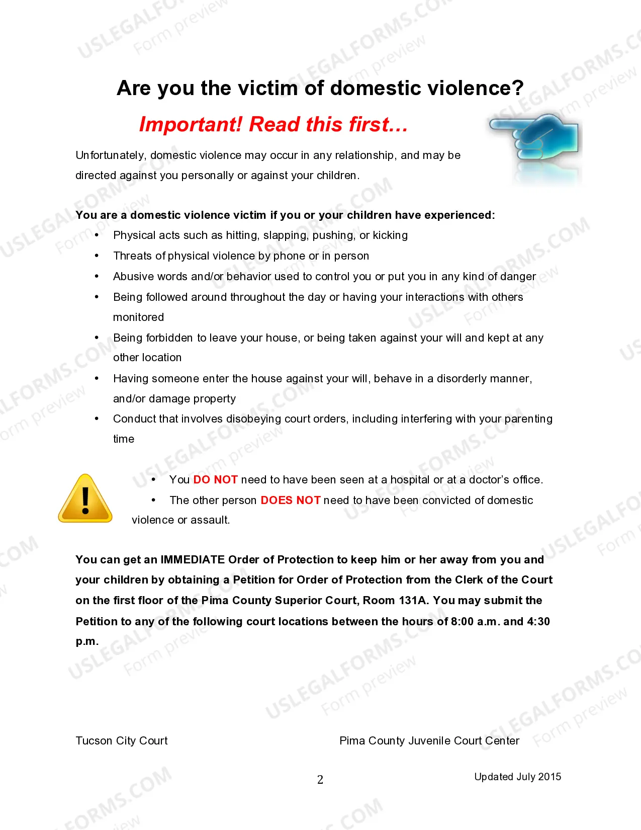 Preview Order For Protected Address