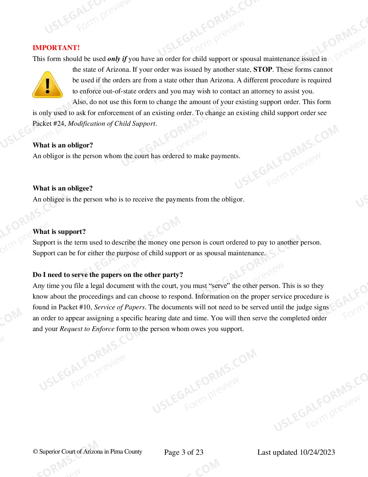 Preview Order To Appear Post Judgment Or Decree