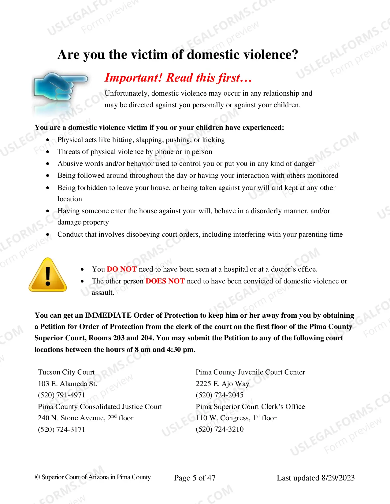 Preview Divorce without Children Packet