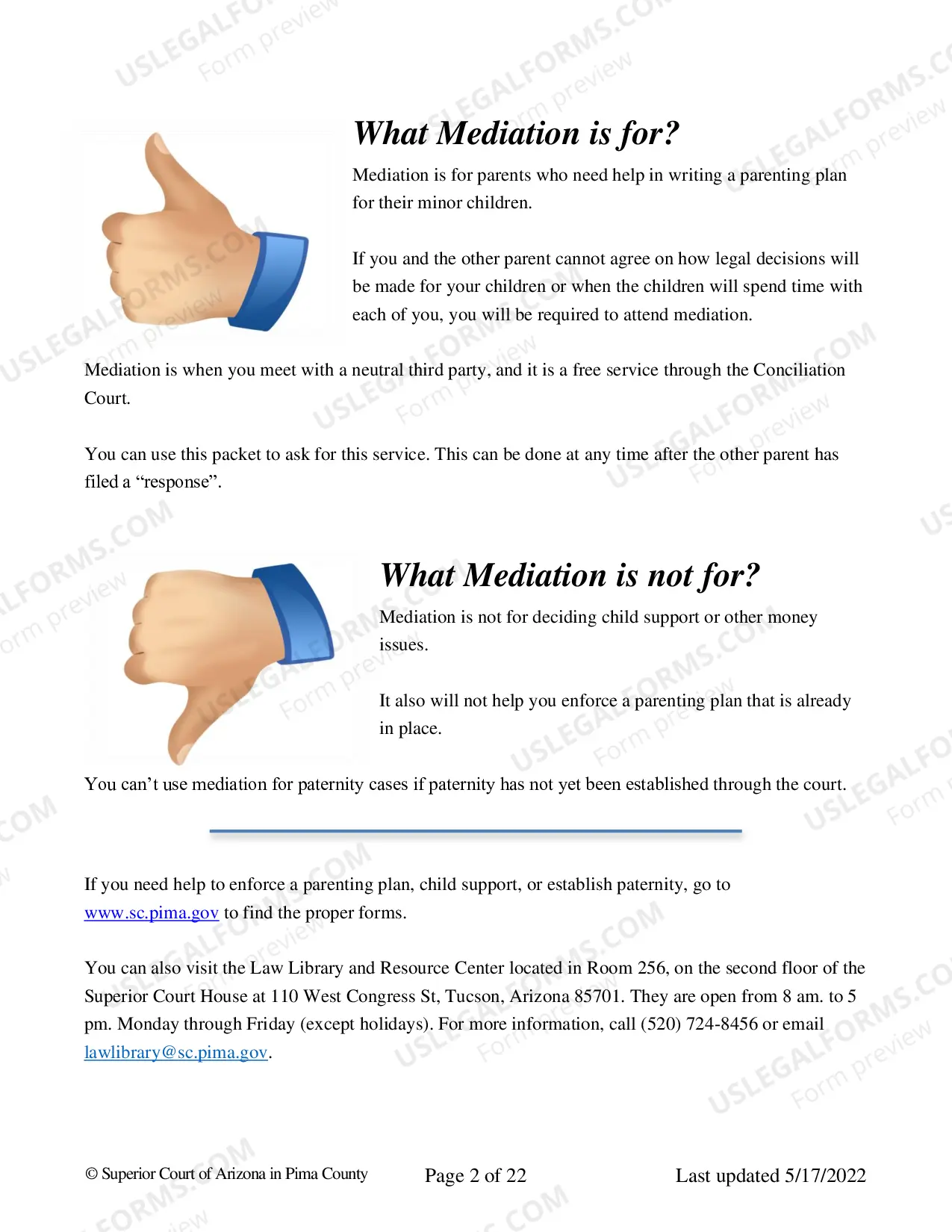 Preview Request For Post Decree-Post Judgment Mediation