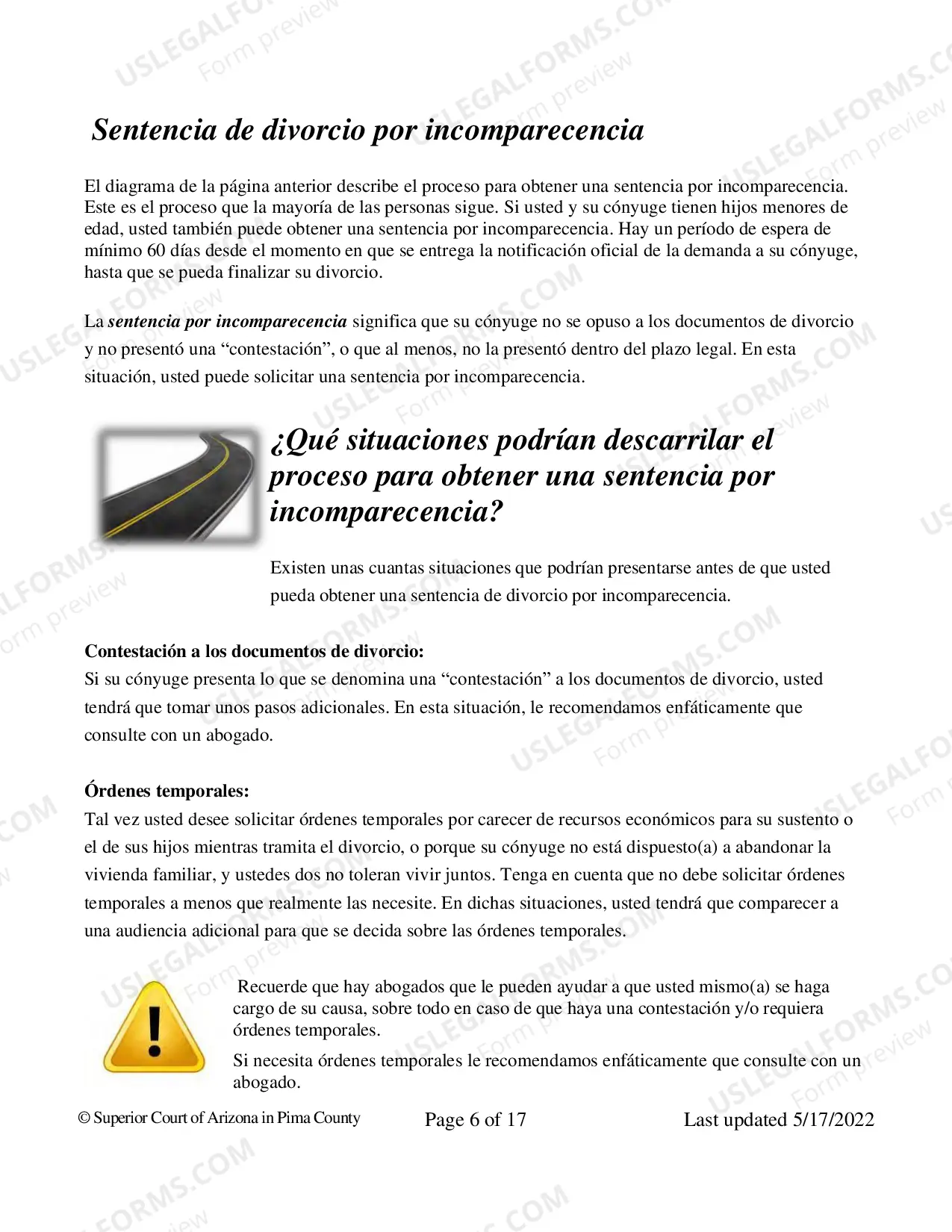 Preview Divorcio - Informacion General
