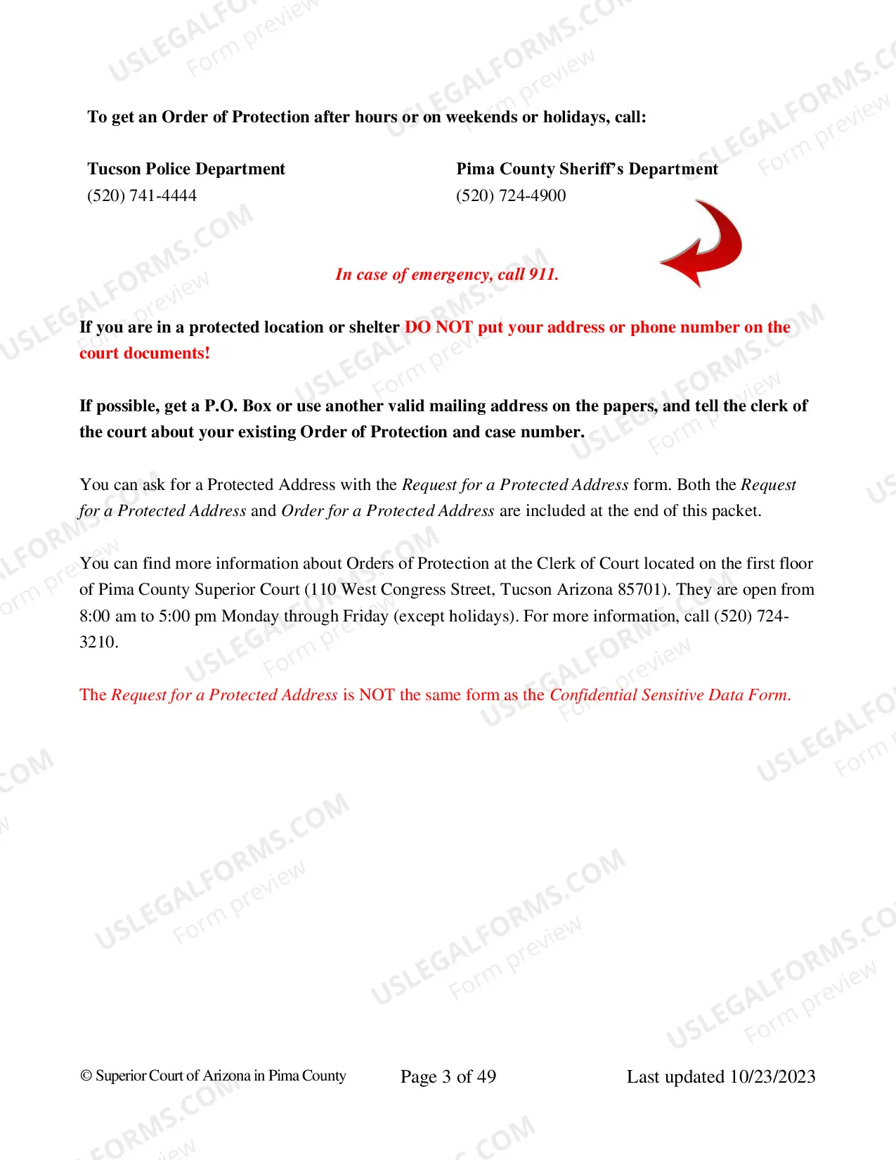Preview Divorce with Children - Response