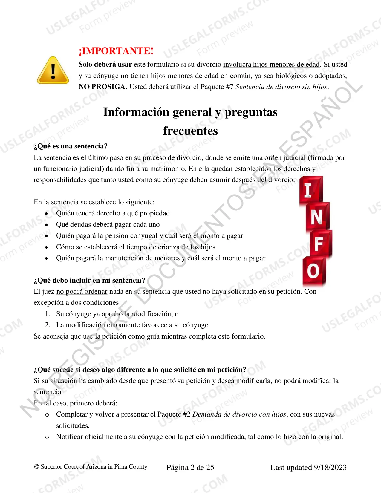 Preview Divorcio con Hijos - Decreto
